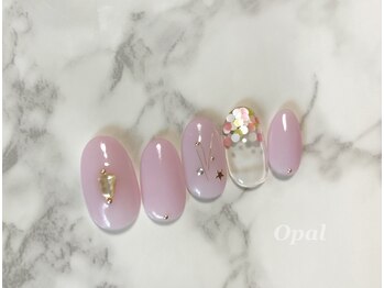 オパール(Opal)/6月ネイル　ホログラム