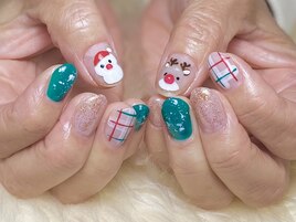 クリスマスネイル