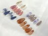【ハンド】定額ゴージャスネイル♪Bコース　SNSで流行りのデザイン♪ ¥7500