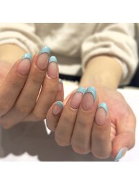 【白石】フレンチネイル
