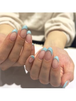 【白石】フレンチネイル