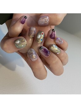 ヌア(nur.)/パープルnuance