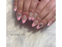ネイルサロン ビビ(bibi)/春フレンチ★