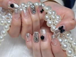 キラキラネイル、埋め尽くし