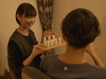 オッフェン オーガニック ヘッドスパ よもぎ蒸し(offen)/お着替え後、カウンセリング