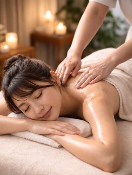 りらっくすの写真/【女性限定】毎日頑張る自分へ至福のご褒美♪全身オイルで疲れ・むくみを一掃。極上デトックス体験を…◎