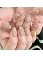 ネイルエース(Nail Ace)/ラメフレンチ