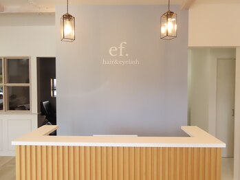 エフアイラッシュ(ef.eyelash)/受付カウンター