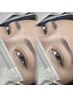 ≪眉毛×アイブロウ≫ダメージ最小まつげパーマ(上下)+眉毛wax　¥11000