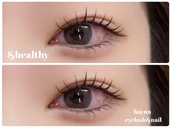 ハユン(hayun)の写真/モチの良さに定評あり！美しい仕上がりをキープする,高技術のまつげ施術☆毎日のメイクの時短にも♪