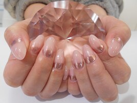 【スカルプ】ミラー逆フレンチ