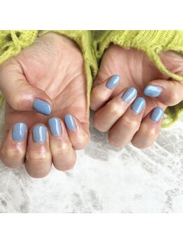 ワンカラーハンドネイル【岡山】