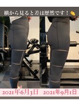 ネクストジム 京都西院店(NEXT GYM)/女性3/運動成果[筋トレ/ヒップ]