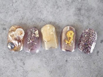 ネイル アトリエ コモード(nail atelier Comodo)/ニュアンスネイル [クラッシュ]