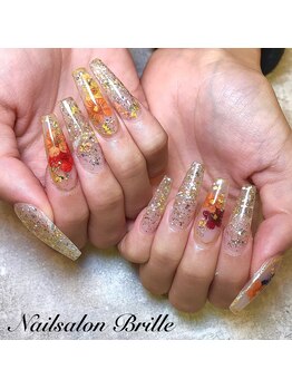 エスフィーネイルサロン ブリーユ(Esfy nailsalon Brille)/デザスカお花ネイル