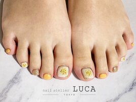 C-57 押し花フットネイル