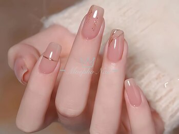 モルフォネイル(Morpho nail)/#ニュアンスネイル #マーブル
