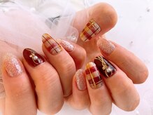タータンチェックネイル