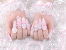 【チップ長さだしネイル】