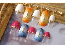 ネイルサロン ブリオン(Nail Salon Bullion)/エスニックグラデネイル