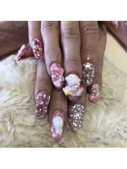 ネイルサロン パピリオ(Nail Salon papilio)/キラキラキャラネイル♪