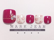 マークジーン 甲南山手(MARK JEAN)/フットレオパードネイル