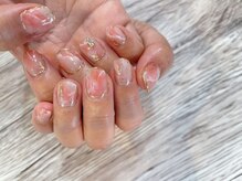 ハイブネイル(Hive nail)/モヤモヤネイル