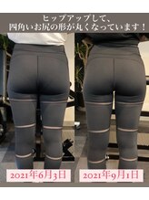 ネクストジム 京都西院店(NEXT GYM)/女性3/運動成果[筋トレ/ヒップ]