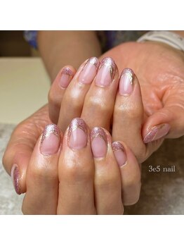 サエコ ネイル (3e5 nail)/◆ フレンチ+追加アート ◆