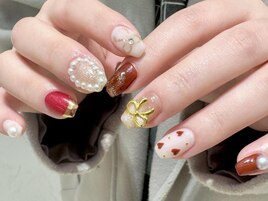 おまかせ冬ネイル