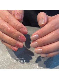 ニュアンス×ミラーアシメネイル