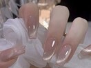 最新トレンドのワンホンネイル○