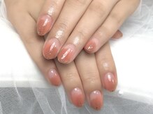 ユニネイル 池袋(Uni Nail)/オレンジニュアンスネイル♪