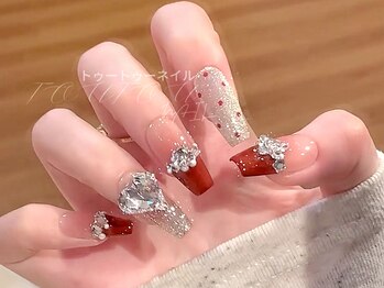 トゥートゥー(TOUTOU)/赤xドットxハート