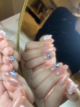 アイコンネイル シブヤ(ICON NAIL SHIBUYA)/ワンカラー＋パーツつけ放題