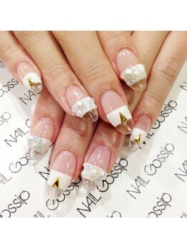 ネイル ゴシップ(Nail Gossip)/by KITTY★ホワイトパールネイル