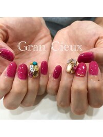 大理石ネイル