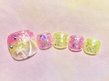 ショコ アンド ラム(Syoko&Lum)/ラメ×パームツリー♪