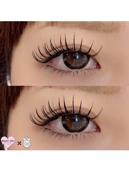 ドーリーアイ(DOLLY EYE)/シングルラッシュ上下付け放題