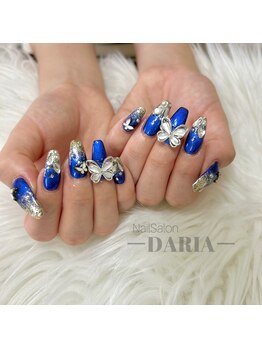 ダリア(Daria)/パールブルーと白蝶々