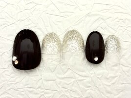 ラメグラデーションネイル