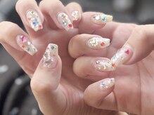 ミャオネイル 東梅田の雰囲気（クリア感のあるキラキラネイル☆）