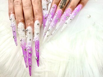 toinail/10本フルアート+スーパーロング