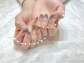 Suzu/仙台/マグネット/黒ネイル