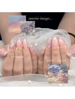 紫陽花・梅雨ネイル