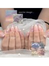 紫陽花・梅雨ネイル