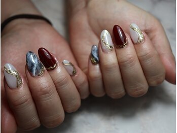 イルブリーユ(IL BRILLE)の写真/流行りのニュアンスネイルや人気のマグネットネイルを使用したデザインも豊富♪持ち込みデザインもOKです☆