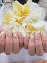 ダブルネイル(Double Nail)/[前窪]大理石ネイル★