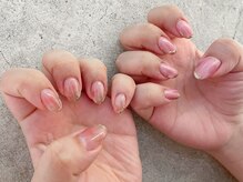 ネイル アヴァンス あべのルシアス店(Nail AVANCE.)/ちゅるちゅるピンクネイル　太田