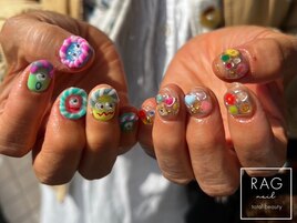 ぷくぷく/キャラクターネイル